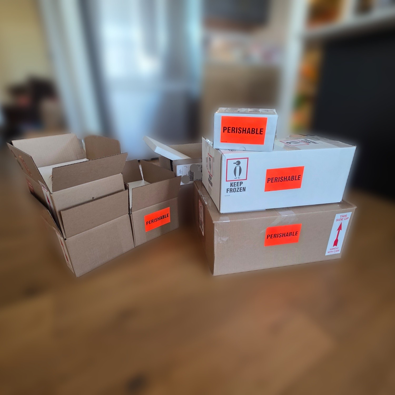 Whole bunch of boxes heading out today!